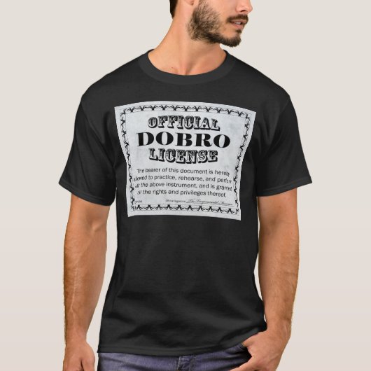Dobro-licentie T-shirt (Voorkant)