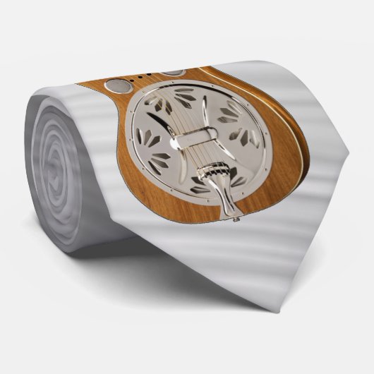 DOBRO — OP BRUSHED PEWER STROPDAS (Opgerold)