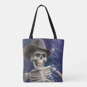 Doc Botten IS Sassy!, Cowboy Skeleton Tote Bag (Achterkant)