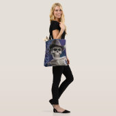 Doc Botten IS Sassy!, Cowboy Skeleton Tote Bag (Op model)
