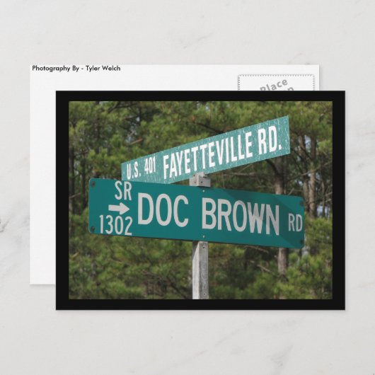 Doc Brown RD Briefkaart (Voorkant / Achterkant)