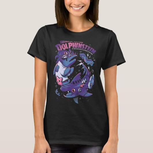 Doc Dolphinstein Doctor Dolphin Shark T-shirt (Voorkant)
