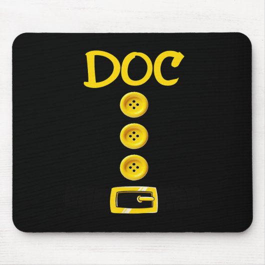 Doc Dwarf Halloween Costume Color Matching Doc Dwa Muismat (Voorkant)