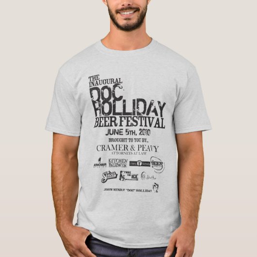 Doc Holliday Beer Festival T-shirt (Voorkant)