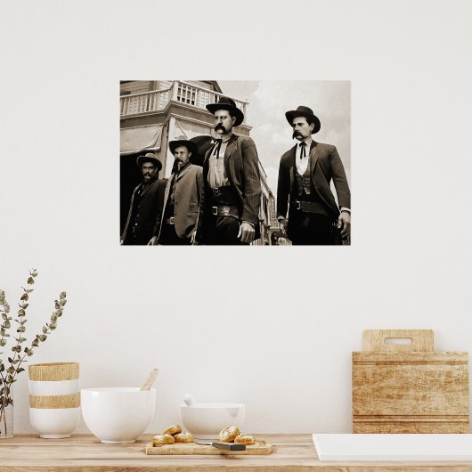 Doc Holliday en The Earps Tombstone Poster (Keuken)