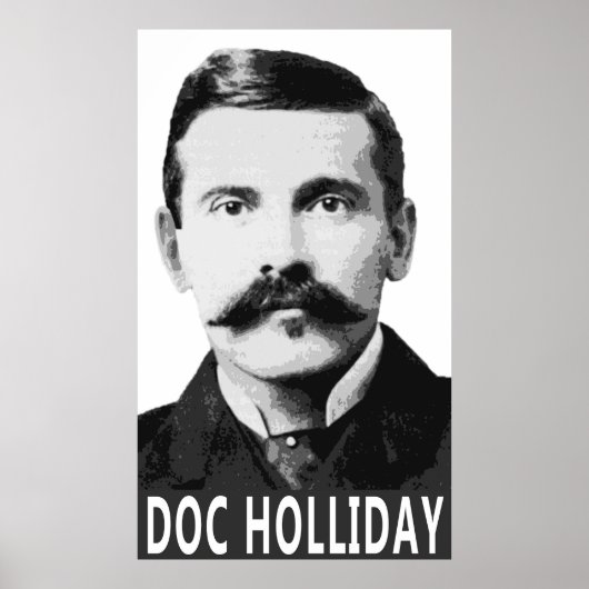 DOC HOLLIDAY OUDE WEST LEGEND POSTER (Voorkant)