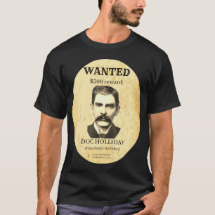 Doc Holliday 💰 outlaw wilde Poster T-shirt