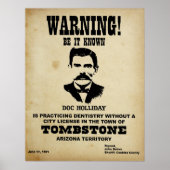 Doc Holliday Poster (Voorkant)