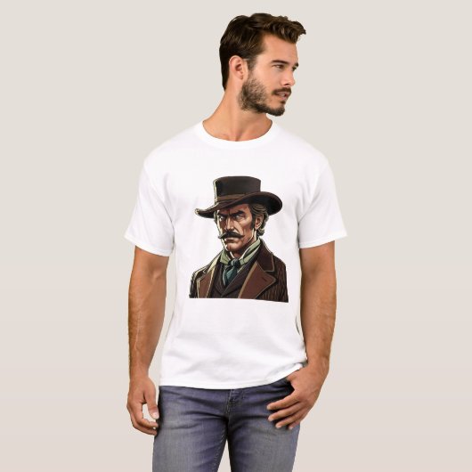 Doc Holliday: Sharp Gaze & Legend T-shirt (Voorkant volledig)