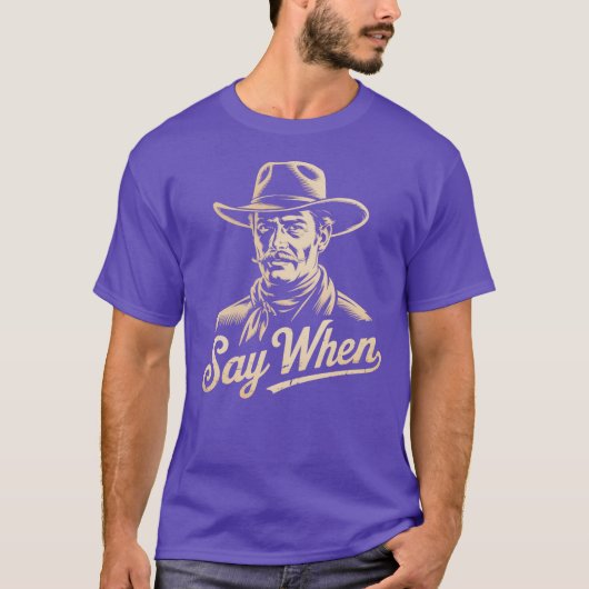 Doc Holliday - Zeg wanneer-fotokamer T-shirt (Voorkant)