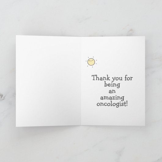 Doc, jij ROCK! Oncoloog dank u Kaart (Binnen)