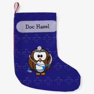 Doc owl - kerstsok kleine kerstsok