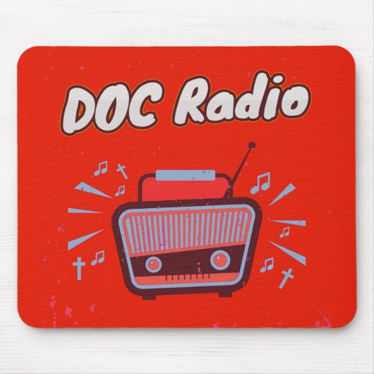 DOC Radio - Muismat (Voorkant)
