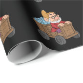 Doc Snow White Mining Cart Diamond Art Cadeaupapier (Rol Hoek)