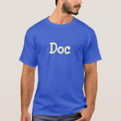 "Doc" T-shirt (koningsblauw) (Voorkant)