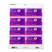 Doc Voorschrift Flesetiketten Apotheek Etiket 6 (Full Sheet)