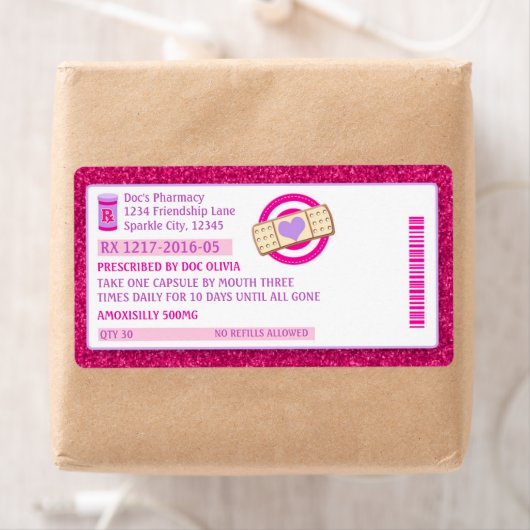 Doc Voorschrift Flesetiketten Sparkle Etiket (Insitu)