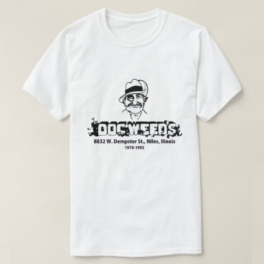 Doc Weed's Restaurant, Niles, IL T-shirt (Design voorkant)