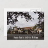 Doce Robles tijdens het oogstseizoen Briefkaart (Voorkant / Achterkant)