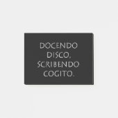 Docendo disco scribendo cogito post-it® notes (Voorkant)