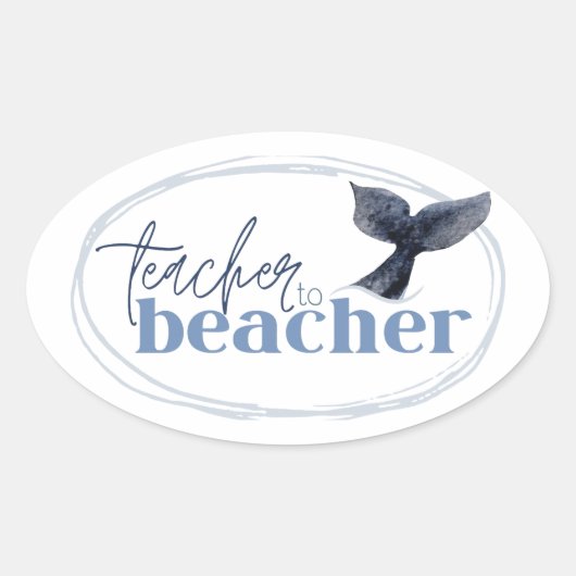 Docent aan Beacher sticker (Voorkant)