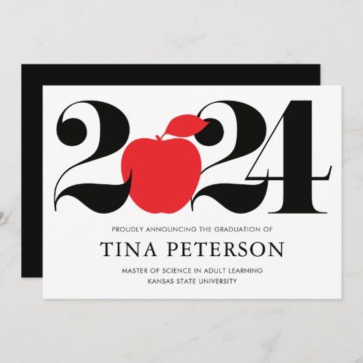 Docent Afstuderen Aankondiging (Voorkant / Achterkant)