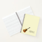 Docent akoestische gitaar muziek notitieboek (Binnen)