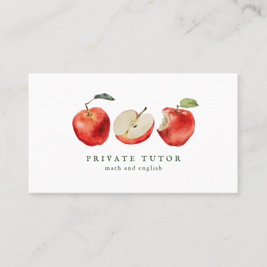 Docent Appels Visitekaartje (Voorkant)