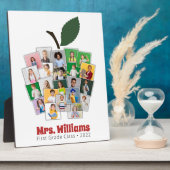 Docent Apple Collage Teacher's Gift 22 Foto's Fotoplaat (Zijkant)