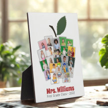 Docent Apple Collage Teacher's Gift 22 Foto's