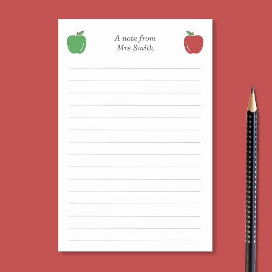 Docent Apple en Lines Post-it® Notes