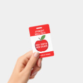 Docent Apple Hall Pass of badkamerpas Badge (Handheld)