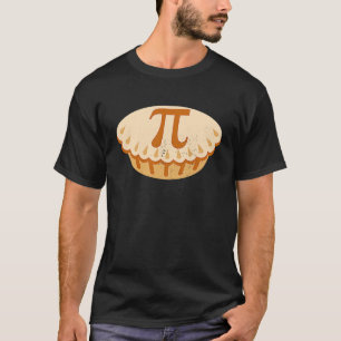Docent Apple Pie Day Symbol Wiskunde T-shirt