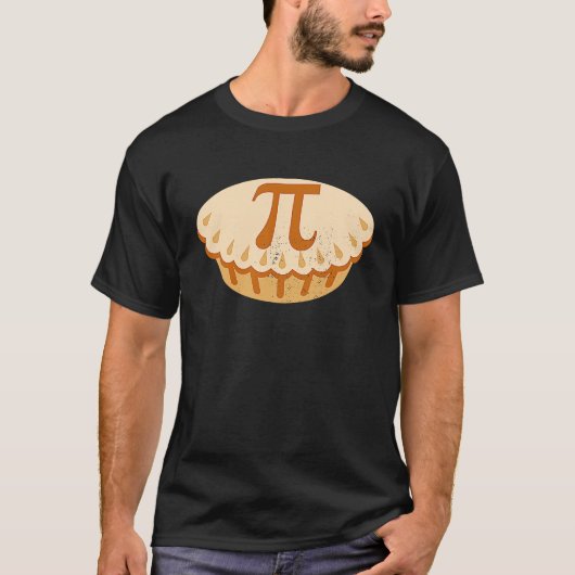 Docent Apple Pie Day Symbol Wiskunde T-shirt (Voorkant)