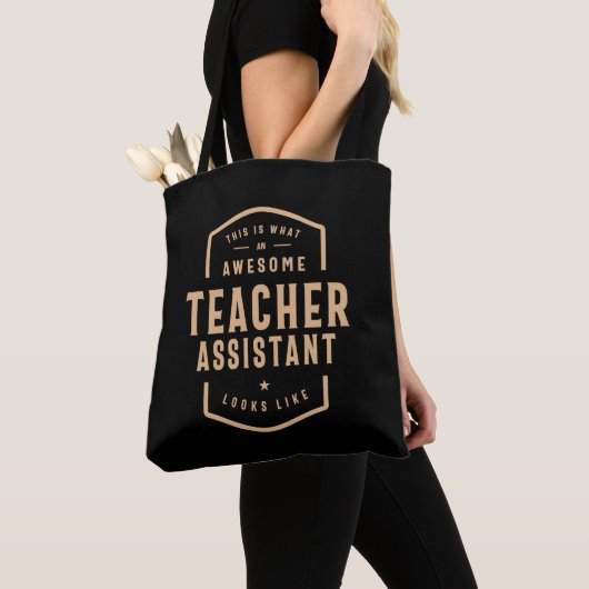 Docent Assistent Funny Job Occupation Tote Bag (Dichtbij)