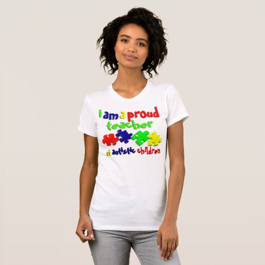 Docent Autistische kinderen T-shirt (Voorkant volledig)