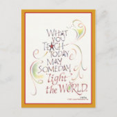 Docent bedankt Post Kaart (Voorkant)