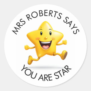 Docent beloont Stickers voor kinderen