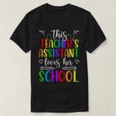 Docent Beste docenten assistent leraar leraar T-shirt (Design voorkant)