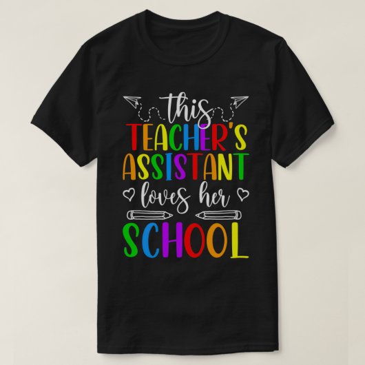 Docent Beste docenten assistent leraar leraar T-shirt (Design voorkant)