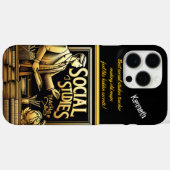 Docent betrekken bij sociale studies Case-Mate iPhone case (Achterkant (horizontaal))