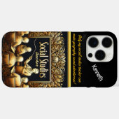 Docent betrekken bij sociale studies Case-Mate iPhone case (Achterkant (horizontaal))