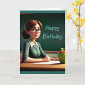 Docent bij Apple Kaart (Gele Bloem)