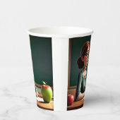 Docent bij Apple Papieren Bekers (Rechts)