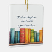 Docent Boekenschool Keramisch Ornament (Rechts)