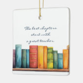 Docent Boekenschool Keramisch Ornament (Links)