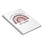 Docent Boho Rainbow Notitieboek (Rechterzijde)