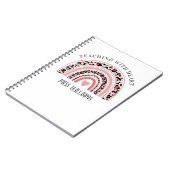 Docent Boho Rainbow Notitieboek (Linkerzijde)