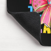 Docent Bunny Coquette Bow Pencil Bunny Paasdag Muismat (Hoek)