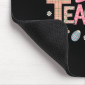Docent Bunny Easter Funny Easter T-shirt voor doce Muismat (Hoek)